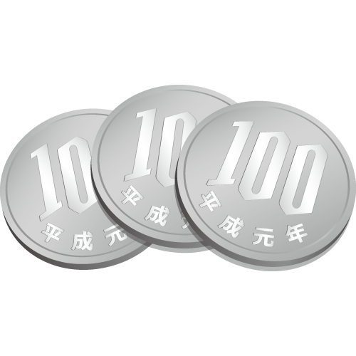 100円